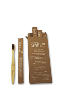 OG Smile 4-Piece Natural BambooToothbrush Set